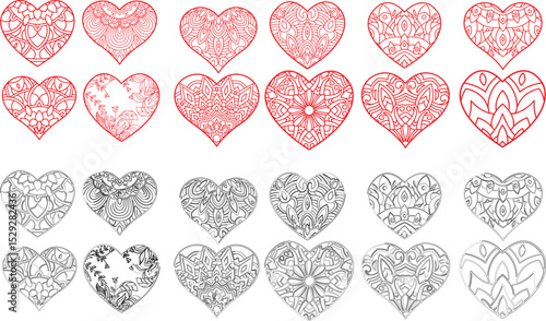 heart love romance passion amour red vector illustration

