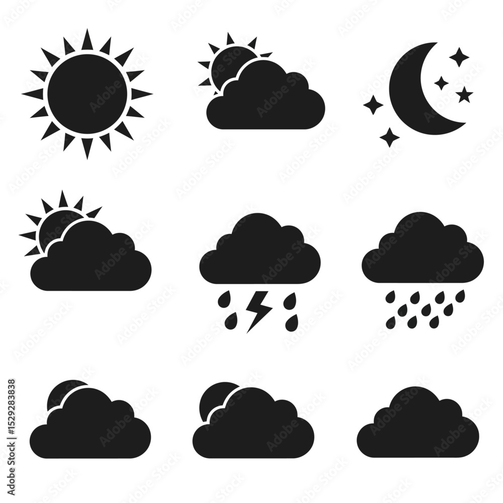 weather icon vector illustration weather icon vector illustration