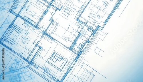 Abstract digital pattern illustration with blue dots and lines against a bright white background suggesting a futuristic and technological theme.