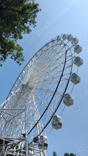 satellite dish on a roof