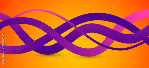 grafica, astratta, concetto, linee, intreccio, intricate, nodi,  fibra