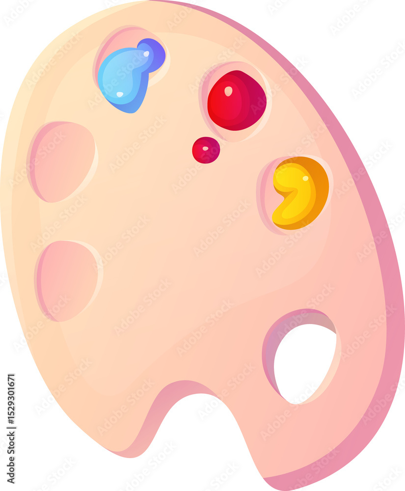 Fototapeta premium Paint Palette Equipment