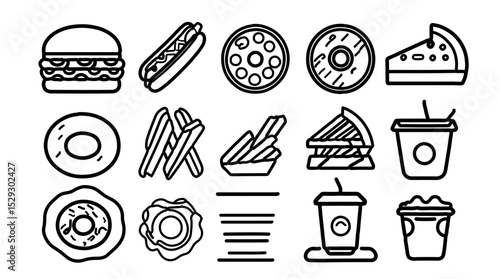 fast food icons