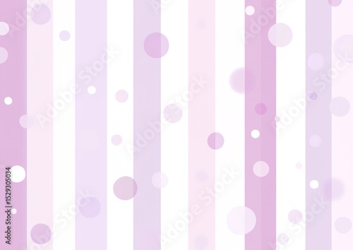 Pastel Pink And Purple Striped Background With Circles