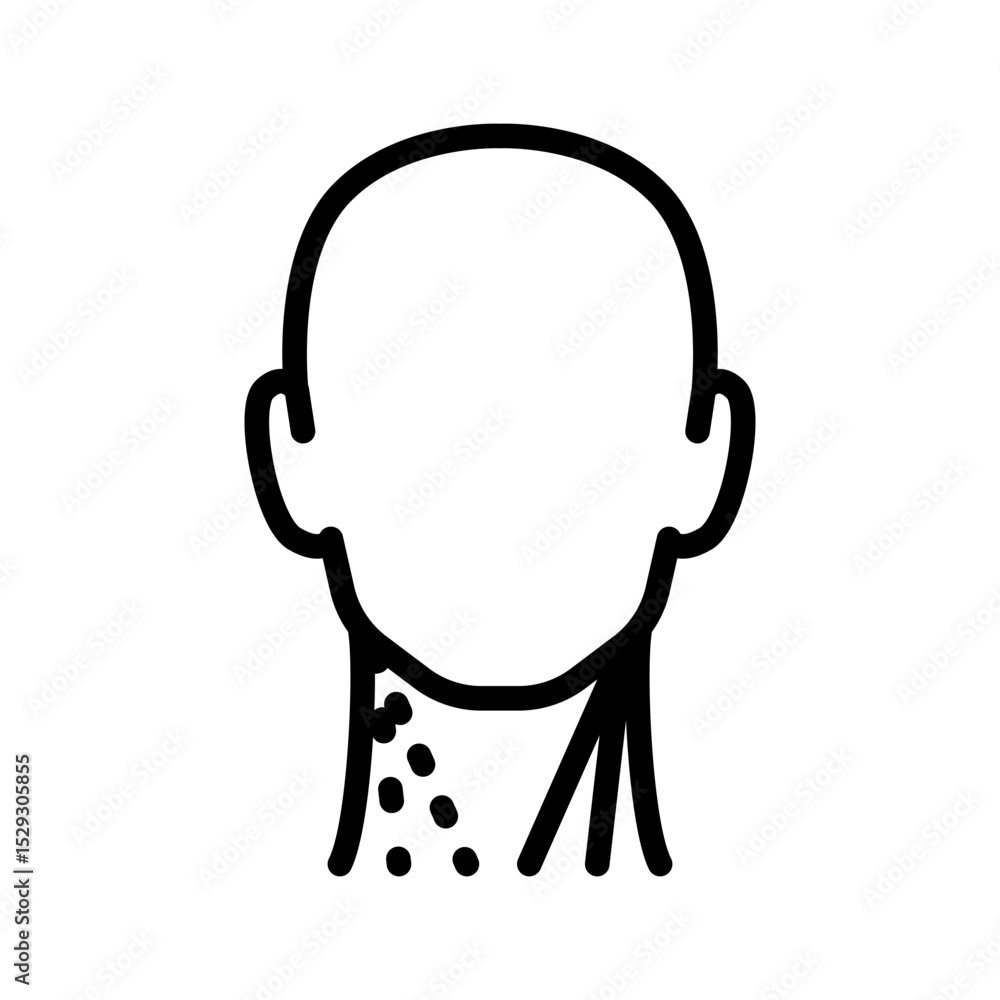 Neck kinesio tape outline icon. Elastic therapeutic tape. Muscles swelling and pain reduction. Decreasing pain and stiffness. Joints and ligaments support. Isolated line symbol illustration Neck kinesio tape outline icon. Elastic therapeutic tape. Muscles swelling and pain reduction. Decreasing pain and stiffness. Joints and ligaments support. Isolated line symbol illustration