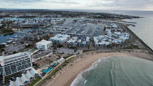 Mandurah, Australia – May 31, 2025: The Coastal Marina Town of Mandurah