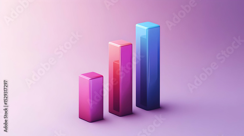 Three Dimensional Bar Chart Showing Growth Free Download Three Dimensional Bar Chart Showing Growth - GFXLoad