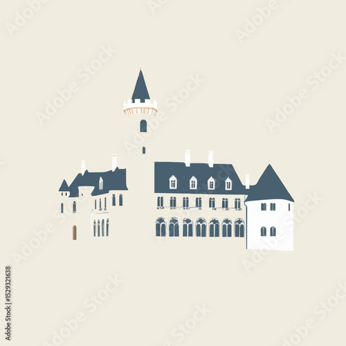 Wallpaper Mural Grand Castle in a Countryside Torontodigital.ca