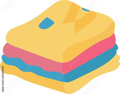 Clean clothes illustration