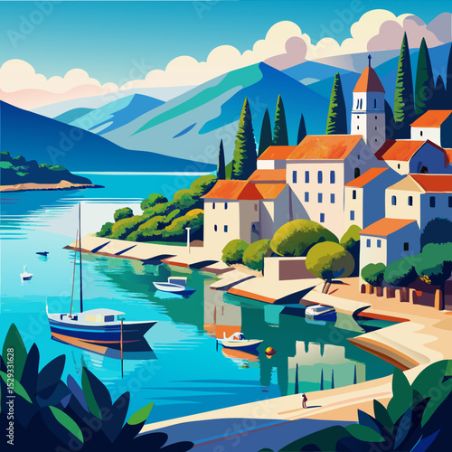 a-calm-inlet-with-clear-blue-water-in-croatia