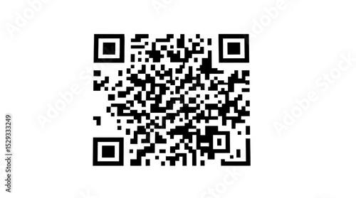 Photo of Qr code isolated on transparent background.png