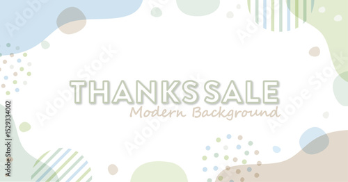 ふんわりかわいい、ゆるメンフィス背景素材 ( 見出し　タイトル　フレーム　セール　チラシ　ポップ )