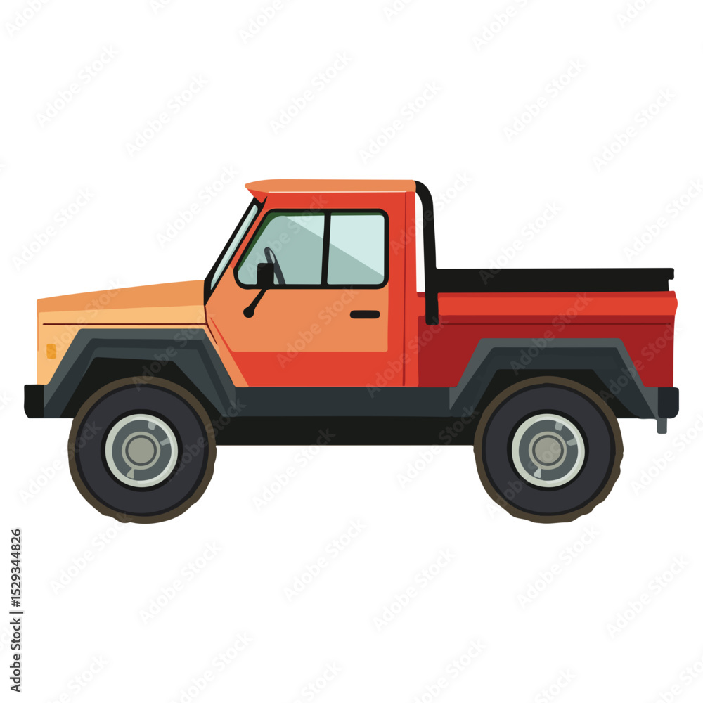 Off Road Vehicle Car Logo, Vector Illustration Stock Vector Off Road Vehicle Car Logo, Vector Illustration Stock Vector
