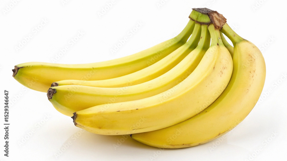 Bananas in white background, Banana in isolated white background Bananas in white background, Banana in isolated white background
