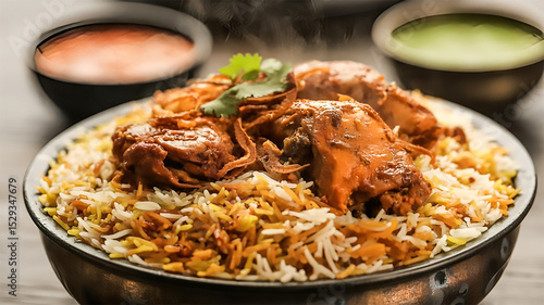 Delicious Chicken Biryani An Authentic Indian Rice Dish
