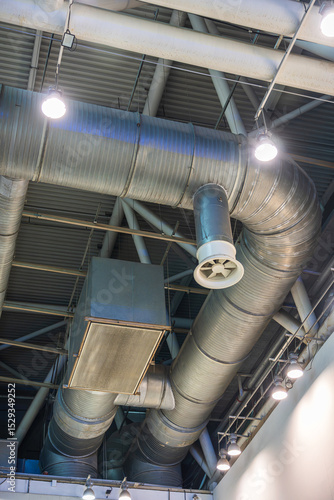 Exploring Modern Industrial Design: Aesthetic Perspective on Ceiling Ventilation Systems