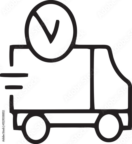 vector delivery truck