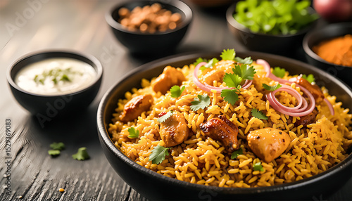 A Delicious and Flavorful Chicken Biryani Dish