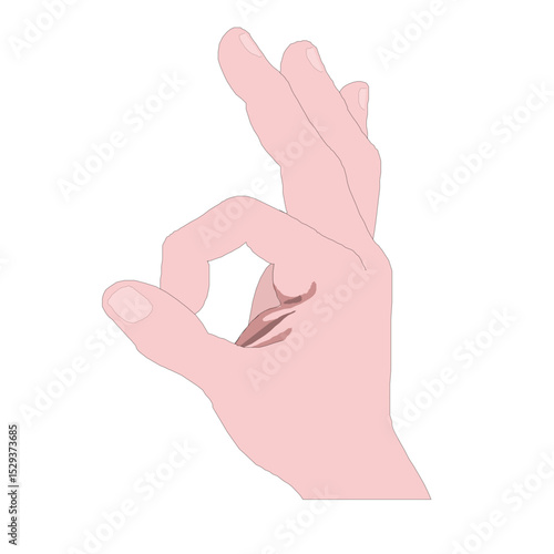hand with thumb up