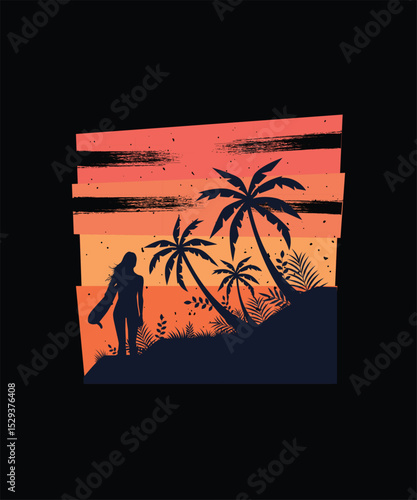 Beachside Dreams Design, EPS, VECTOR
