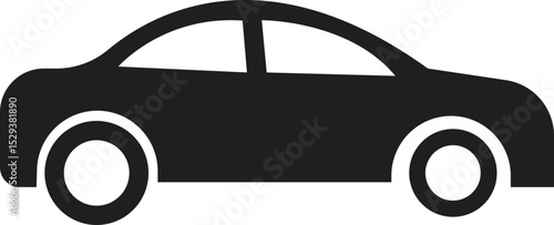 car icon simple vector illustration