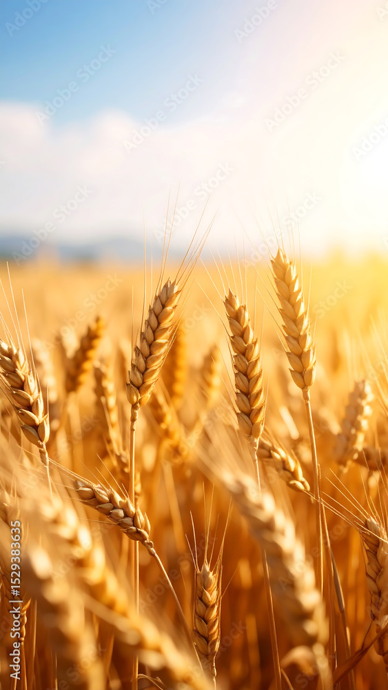 Fototapeta premium golden wheat field in summer