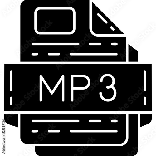 MP3 file format Icon