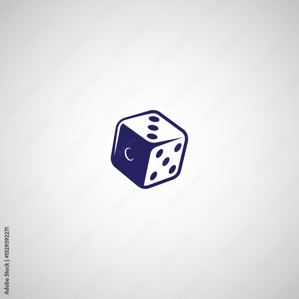 Dice flat vector design Dice flat vector design