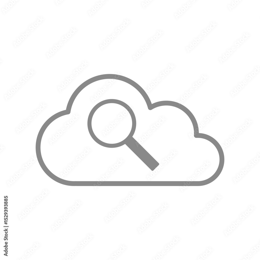 クラウド検索のアイコン クラウド検索のアイコン