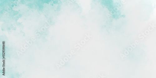 abstBlue Irregular Stains and Splatter P.Background with clouds on blrint. Blue Smoke,rasmooth cloudy sky blue background with bright vignette studio banner.ct blue watercolor splash stroke background