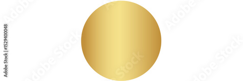 Gold sticker isolated with shadow. Eps10