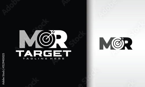 initial letter MR goal logo