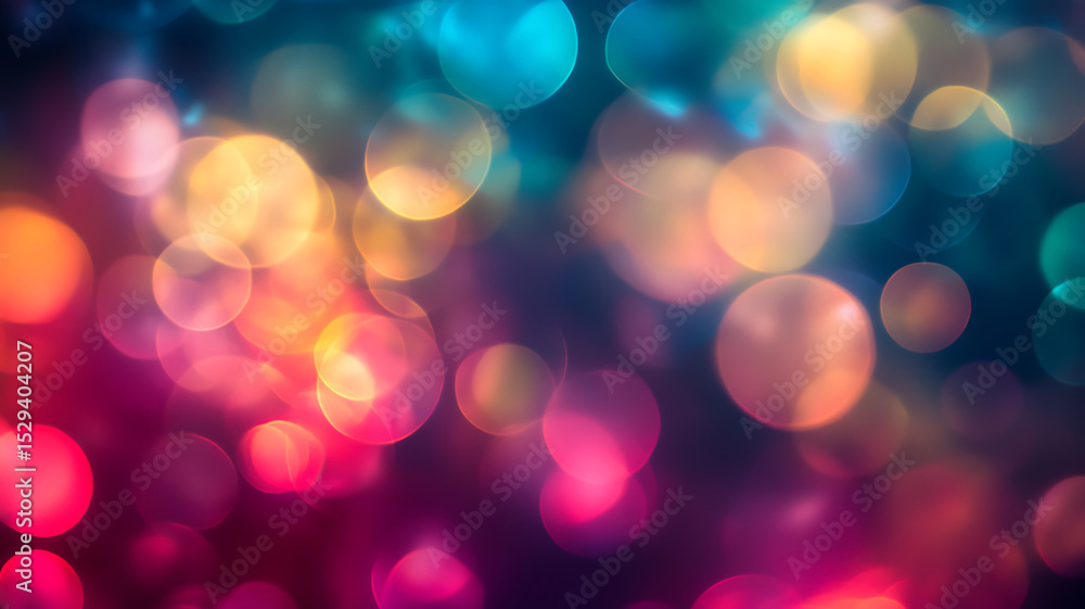 Obraz premium Abstract colorful bokeh background with soft light and beautiful color palette