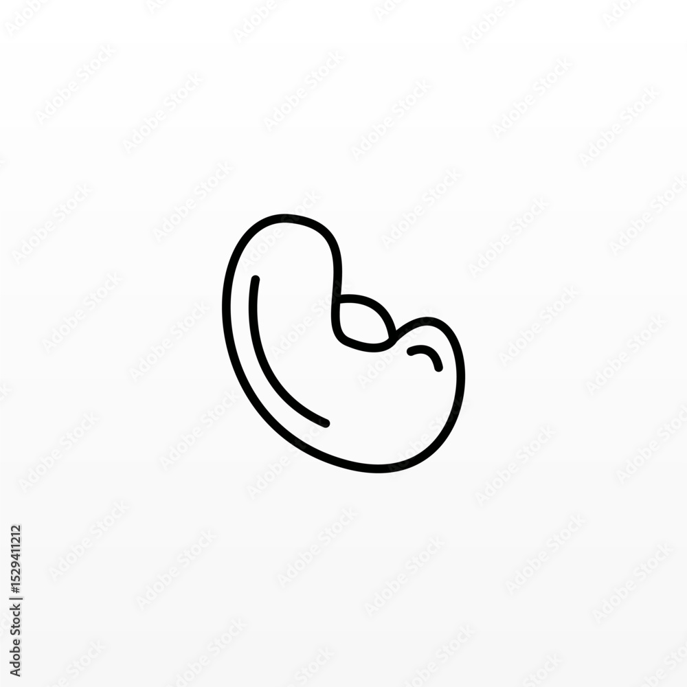 Fototapeta premium Nut logo design concept template