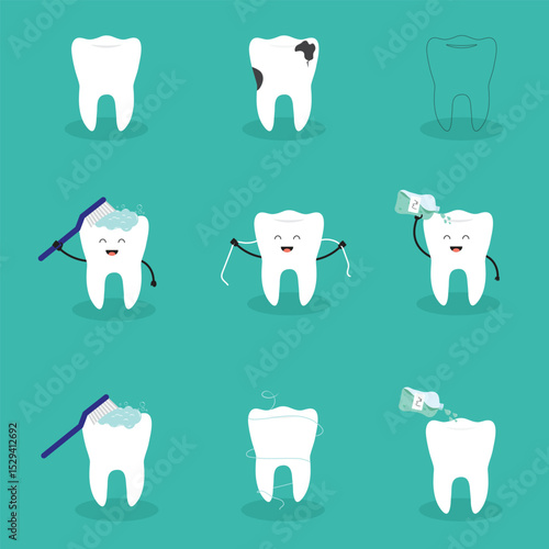 Tooth Vector Set