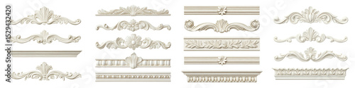 Wallpaper Mural Ornamental plaster moldings and architectural details Torontodigital.ca