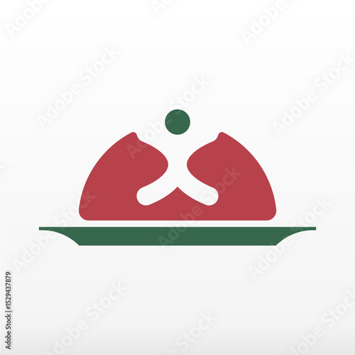 Food logo design concept. Restaurant logo design