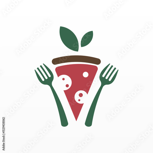 Food logo design concept. Restaurant logo design