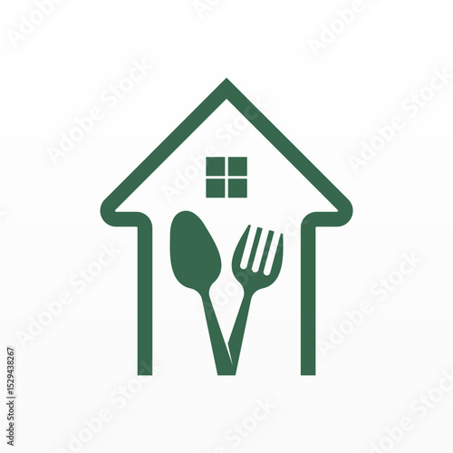 Food logo design concept. Restaurant logo design