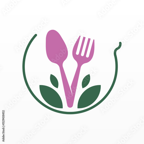 Food logo design concept. Restaurant logo design