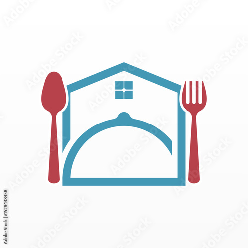 Food logo design concept. Restaurant logo design