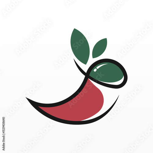 Food logo design concept. Restaurant logo design