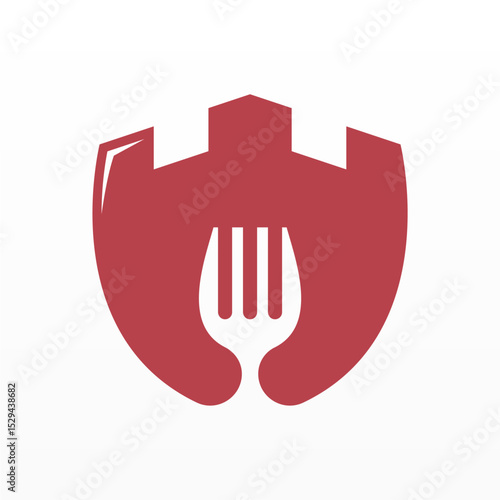 Food logo design concept. Restaurant logo design