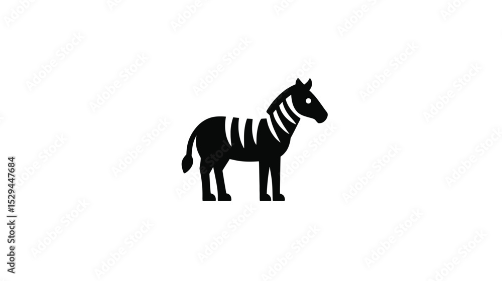 Vector silhouette Powerful Zebra Silhouette: Striking Vector Graphic for Design Projects Vector silhouette Powerful Zebra Silhouette: Striking Vector Graphic for Design Projects