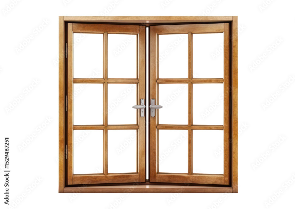 old wooden closed window frame isolated on white or transparent png old wooden closed window frame isolated on white or transparent png