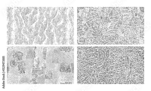 sketched abstract texture with contour lines