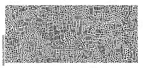 interwoven short line seamless pattern