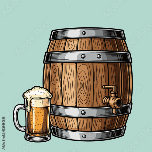 Oktoberfest celebration with beer mugs and festive atmosphere capturing Bavarian tradition
