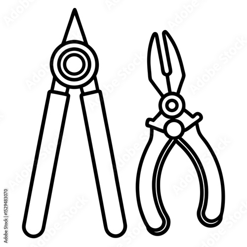 Wire Cutter & Stripper Tool Set