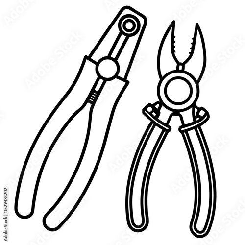 Wire Cutter & Stripper Tool Set
